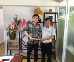 “DAIMEC中心”工程建筑合同签约